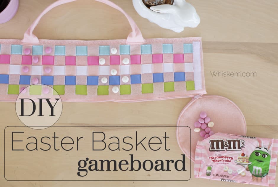 Easy felt DIY Easter basket sewing project