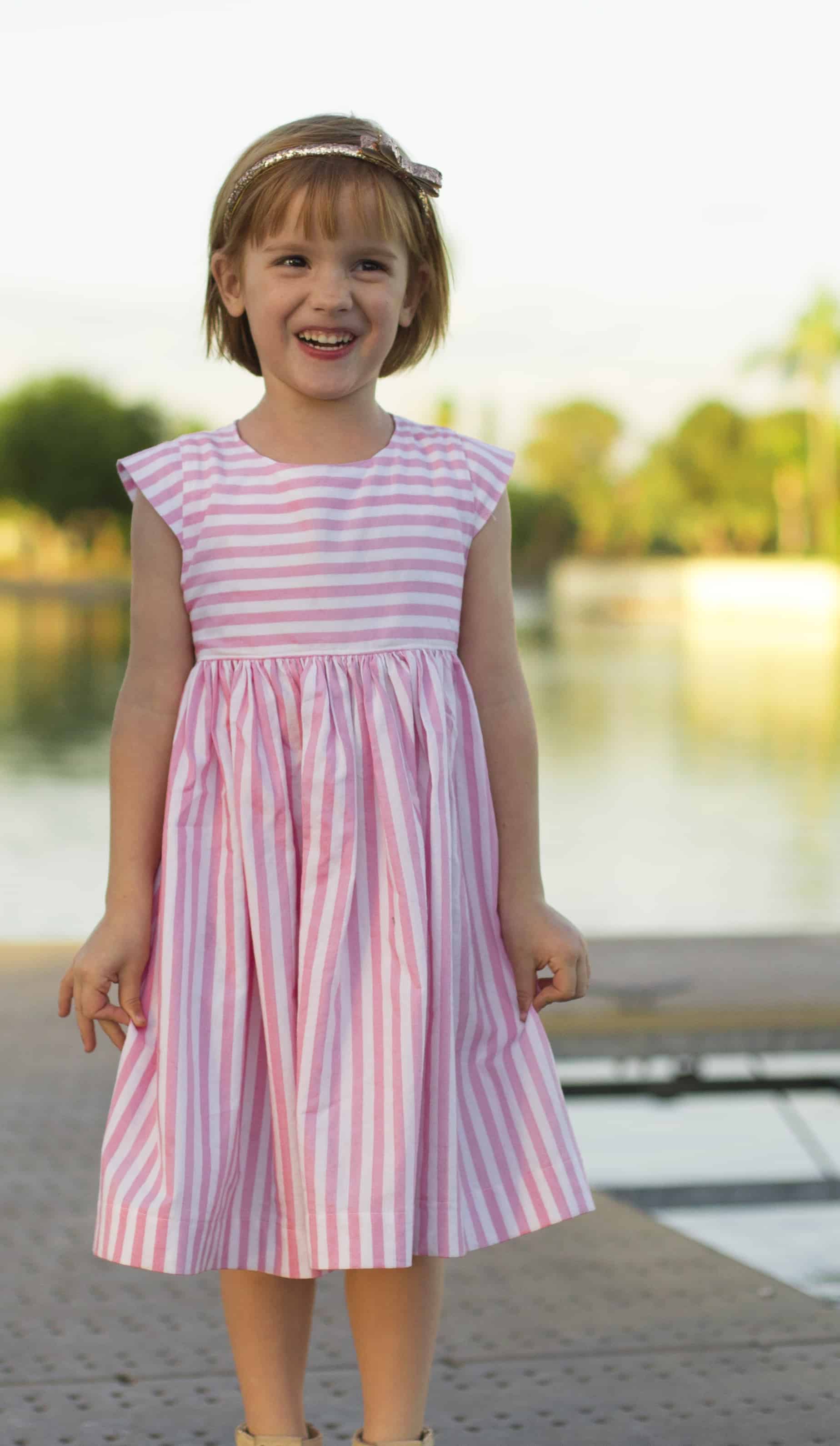 Infinite A line Dress PDF Sewing Pattern Girls Sizes Newborn To 8 Years Bonnie And Blithe