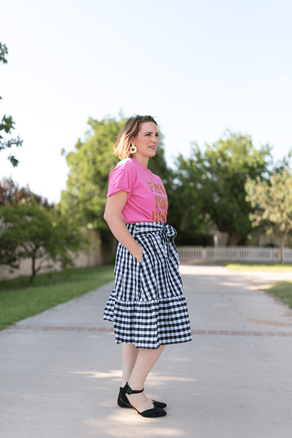 Gingham is still going strong as a trend in women's clothing and we're loving it! But it's not always easy to figure out what to wear with it. Read on for tips on how to style a gingham skirt and ensure you keep it looking grown up!