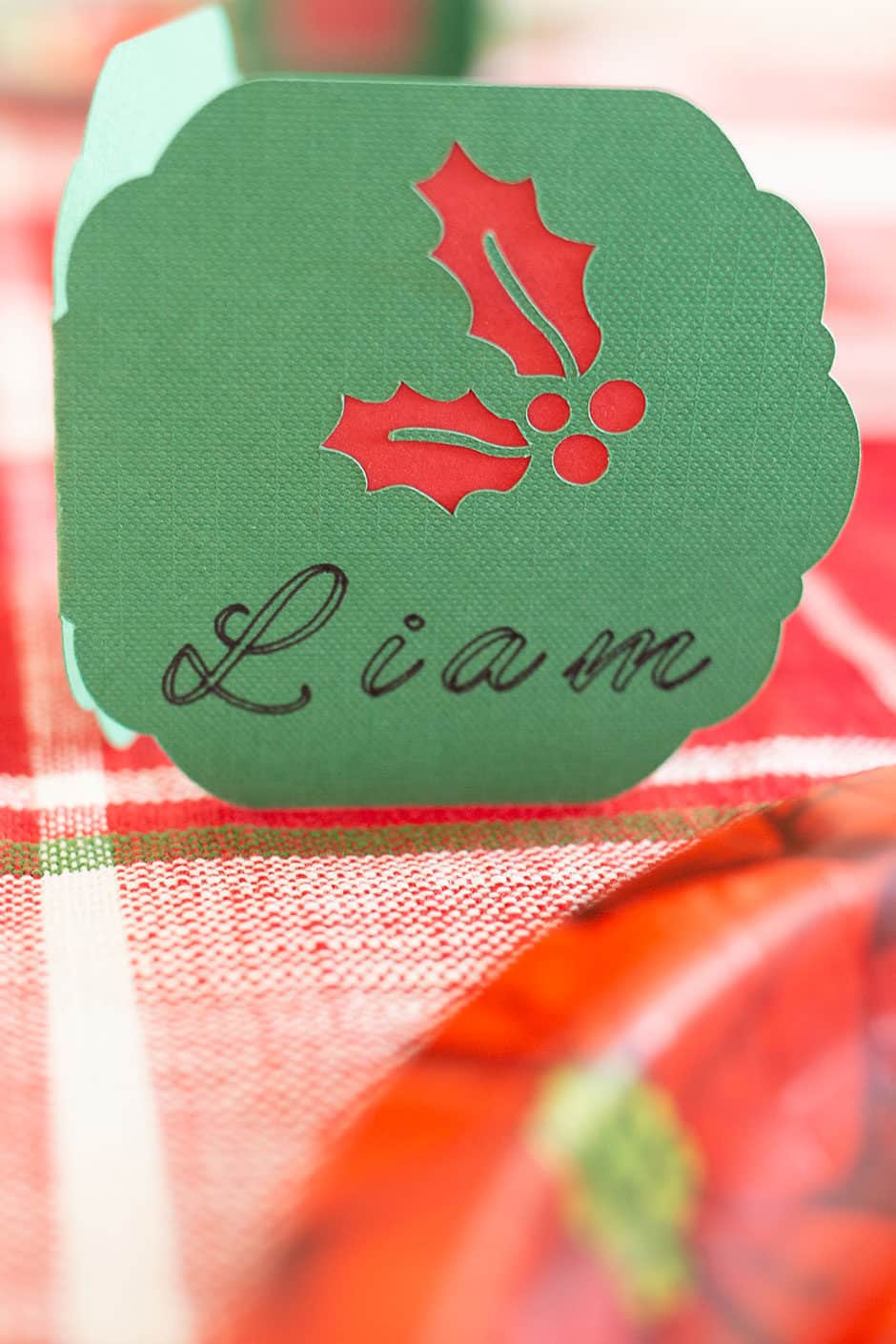 Looking for an affordable, kid-friendly Christmas tablescape? Well, pull out your Cricut Maker machine and get to crafting because these three simple DIY holiday decorations will dress up even the simplest of holiday tables.